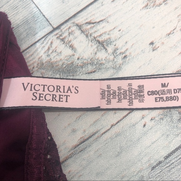 Victoria’s Secret Lift Padded Lace Bralette M - Picture 4 of 9